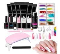 Kit Gel per Estensione Unghie Strumento Manicure Leggero e Portatile
