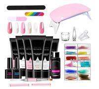 Kit Gel per Ricostruzione Unghie Strumento Manicure Leggero e Portatile