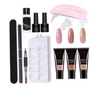 Kit gel per unghie, kit per estensione per unghie 11pcs kit gel per chiodo in resina sicuro kit di gel per unghie a lunga durata per principianti professionisti, stile 3, kit di starter gel per ung