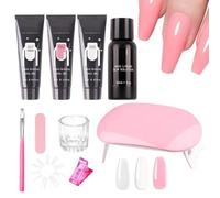 Kit Gel Per Unghie Poly - Gel Per Unghie Poly Extension, Forniture Per Mani | Set Di Gel Per Extension Per Unghie In , Luce Per Mouse In Gel Per Professionisti, Amanti Della Bellezza, Studenti,