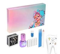 Kit gemma dente, kit di starter di gioielli cristalli di dente, ornamenti alla moda dei denti, gemme per denti artificiali per sorrisi abbaglianti, regalo di Halloween di Natale