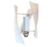 Kit generatore di turbina eolica ad asse verticale da 24 V con controller intelligente e ruota del vento ausiliaria, design elicoidale a basso rumore per casa, barca, camper, alimentazione off-grid