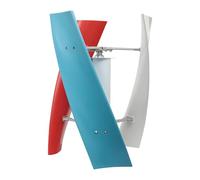 Kit generatore di turbina eolica ad asse verticale da 24 V con controller intelligente e ruota del vento ausiliaria, design elicoidale a basso rumore per casa, barca, camper, alimentazione off-grid