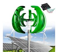 Kit generatore di turbina eolica da 12000 W, 12 V/24 V/48 V, sistema di alimentazione eolica verticale con controller per barche, cabine, case mobili e terrazze, soluzione efficiente per le energie