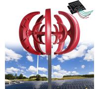 Kit generatore di turbina eolica da 12000 W, 12 V/24 V/48 V verticale a 5 lame, magnete permanente CA trifase con controller, soluzione efficiente per piccole energie rinnovabili, energia verde