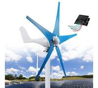 Kit generatore di turbina eolica da 12000 W, piccolo mulino a vento a 5 pale con controller MPPT, magnete permanente CA trifase per soluzioni energetiche industriali, generazione di energia ecologica