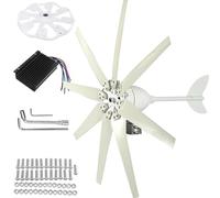 Kit generatore di turbina eolica da 5000 W, 12 V/24 V/48 V, 8 pale, ideale per l'integrazione energetica domestica, soluzione ad alta efficienza per l'energia rinnovabile