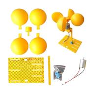 Kit Generatore Di Turbina Eolica - Giocattolo Educativo Per Esperimenti Scientifici STEM Con Luce A LED | Apprendimento Portatile Sulle Energie Rinnovabili Per Bambini Studenti Ragazze Ragazzi Aula Ba