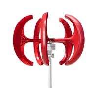 Kit generatore di turbina eolica Orizzontale CA con regolatore di Carica, Kit generatore di turbina eolica ad Alta efficienza 12V/24V, Turbine eoliche ad ASSE Verticale a 5 Pale per Uso Dome