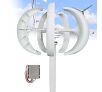 Kit generatore di turbina eolica Orizzontale con regolatore di Carica Generatore di Turbine Verticali Energia, Kit turbina eolica ad ASSE Verticale da 16000 W - Generatore a Magnete permane