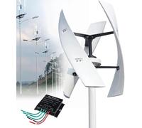 Kit generatore di turbina eolica Orizzontale con regolatore di Carica Generatore di Turbine Verticali Energia, generatore di turbina eolica ad ASSE Verticale da 20000 W, Kit di Alimentazione