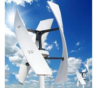 Kit generatore di turbina eolica Orizzontale con regolatore di Carica, generatore di Turbine Verticali, energia, turbina eolica Verticale silenziosa da 18000 W, Design a levitazione Magnetic