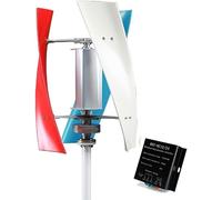Kit generatore di turbina eolica Orizzontale con regolatore di Carica, generatore di Turbine Verticali, generatore di energia, generatore di turbina eolica ad ASSE Verticale da 5000 W - Sist