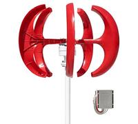 Kit generatore di turbina eolica Orizzontale con regolatore di Carica Generatore di Turbine Verticali Energia, Kit generatore di turbina eolica da 16000 W - Sistema di Alimentazione a 5 Pale