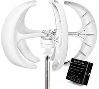 Kit generatore di turbina eolica Orizzontale con regolatore di Carica, generatore di Turbine Verticali, energia, turbina eolica ad ASSE Verticale da 12000 W, generatore Eolico a Basso Rumore