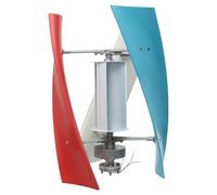 Kit generatore di turbina eolica verticale da 100 W 24 V con controller e ruota ausiliaria, ideale per forniture energetiche marine, camper, casa e industriale, soluzione efficiente per la generazione