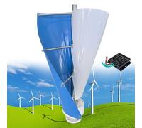 Kit generatore di turbina eolica verticale da 12000 W, 12 V/24 V/48 V con controller MPPT, albero a levitazione magnetica elicoidale a 2 lame per uso domestico e in fabbrica