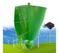 Kit generatore di turbina eolica verticale da 12000 W, 12 V/24 V/48 V con controller MPPT, albero a levitazione magnetica elicoidale a 2 lame per uso domestico e in fabbrica
