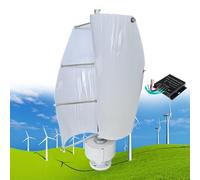 Kit generatore di turbina eolica verticale da 12000 W, 12 V/24 V/48 V con controller MPPT, albero a levitazione magnetica elicoidale a 2 lame per uso domestico e in fabbrica