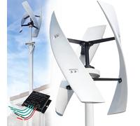 Kit generatore di turbina eolica verticale da 12000 W, 3 pale 12 V, 24 V, 48 V, 220 V, con controller per casa e barca, soluzione efficiente per l'energia rinnovabile