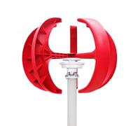 Kit generatore di turbina eolica verticale da 200 W, 12 V/24 V, piccolo generatore eolico a 5 pale per casa, barca, marina, illuminazione stradale e monitoraggio, soluzione ecologica per energia