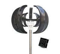 Kit generatore di turbina eolica verticale senza rumore, 12000 W, magnete permanente CA trifase con controller MPPT per l'energia domestica, integrazione ecologica di energia verde, sistema 24V