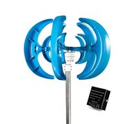 Kit generatore di turbina eolica verticale silenzioso da 12000 W, magnete permanente CA trifase con controller MPPT per integrazione energetica domestica, soluzione di alimentazione ecologica da 24 V