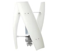 Kit generatore di turbine eoliche, design ad asse verticale con ruota eolica ausiliaria e lame in fibra di nylon a doppio cuscinetto per illuminazione marina e stradale, 12 V