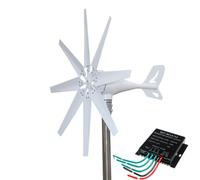 Kit generatore eolico - 8500 W turbina eolica orizzontale per alimentazione domestica, soluzione energetica silenziosa per sistemi da 12 V, 24 V, 48 V, ricarica ecologica per mulino a vento