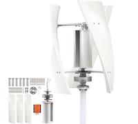 Kit generatore Eolico a levitazione Magnetica, Design Verticale a 3 Pale con regolatore di Carica per la Produzione di energia Domestica, Soluzione di energia rinnovabile Ecologica