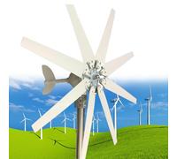 Kit generatore Eolico ad Alta efficienza da 6000 W con regolatore MPPT per sistemi solari marini, per Camper, Domestici e ibridi - Soluzione per Le Energie rinnovabili