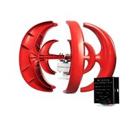 Kit generatore Eolico ad ASSE Verticale da 1000 W, 12 V/24 V/48 V, Design a 5 Pale con Controller per Una Generazione efficiente di energia per l'illuminazione di Giardini ed Esterni