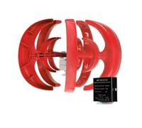 Kit generatore Eolico ad ASSE Verticale da 8000 W con Controller, 12 V/24 V/48 V/220 V, Design a 5 Pale per Barche, cabine e terrazze - Soluzione efficiente per l'energia rinnovabile