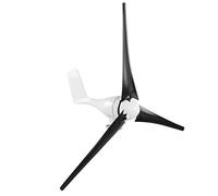 Kit generatore Eolico Aerogeneratore a 3 Pale 12/24/48V 300W con Accessorio Controller Come Controller di Carica Solare e eolica(48V-Nero)