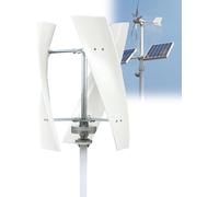 Kit generatore Eolico con regolatore di Carica, generatore a turbina Verticale, Kit generatore Eolico Verticale, Piccolo generatore trifase CA con regolatore MPPT, Perfetto per soluzioni di