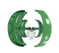 Kit generatore Eolico da 12 V con regolatore di Carica, Attacco flangiato per energia eolica a Lanterna, Ideale per stazioni Base di Comunicazione e autostrade - Soluzione energetica ecologi