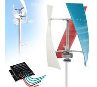 Kit generatore eolico da 3000 W/5000 W, 12 V/24 V/48 V, sistema eolico ibrido Maglev con controller 3B per barche, gazebo, case, aziende e industria, soluzione efficiente per le energie rinnovabili