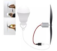 Kit Generatore Eolico Fun Learning per Giovani Innovatori con Lampadina USB