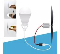 Kit Generatore Eolico Fun Learning per Giovani Innovatori con Lampadina USB