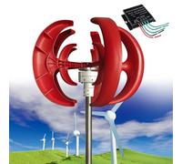 Kit generatore eolico, generatore eolico verticale 12000W per casa, barca, marina e illuminazione stradale