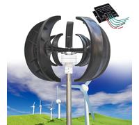 Kit generatore eolico, generatore eolico verticale 12000W per casa, barca, marina e illuminazione stradale