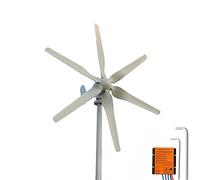 Kit Generatore Eolico Turbina 800W 12V, e Bassa velocità del Vento generatore eolico orizzontale a 6 pale Con controller di ricarica MPPT