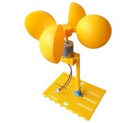 Kit generatore eolico, turbina luminosa a LED portatile, kit di esperimenti scientifici, modello di energia rinnovabile, progetto educativo per studenti, apprendimento a casa e all'aperto per ragazzi