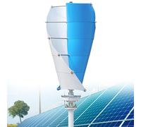 Kit generatore Eolico Verticale da 100 W - Alimentazione CA 24 V/12 V con Controller per Illuminazione Domestica e Stradale - Avviamento a Bassa velocità, Soluzione efficiente per Le Energie