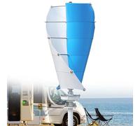 Kit generatore Eolico Verticale da 100 W e 12 V - Generatore a Magnete Permanente CA trifase per soluzioni di Alimentazione per casa, Camper, Barca e Marina - Set di energia rinnovabile