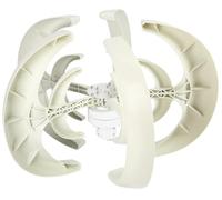 Kit generatore eolico verticale, magnete permanente trifase 12V/24V, mulino a vento fai da te a energia solare per l'educazione scientifica, modello ecologico di energia rinnovabile, verde-24V
