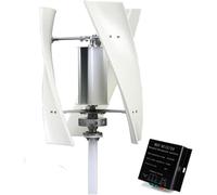 Kit generatore Eolico Verticale Portatile a 3 Pale per Alimentazione Ibrida, Soluzione efficiente per Energie rinnovabili, Ideale per Uso off-Grid ed Ecologico.