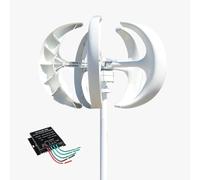 Kit generatore Eolico Verticale Silenzioso - Soluzione Portatile per l'alimentazione Domestica con Controller per la Produzione di energia Ecologica e la Vita Fuori Rete