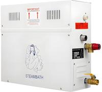 Kit Generatore Vapore per Sauna 4,5KW-21KW 220V/380V per Spazi da 3 a 20 m³, con Controllo Digitale, Tubo Riscaldante Acciaio Inox per Riscaldamento Rapido e Protezione Sicurezza, Design Compatto