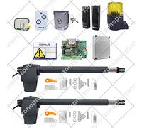 KIT GENIUS FAAC G-BAT G-FLASH 230V 51701281 CANCELLO BATTENTE ANTA AUTOMATICO